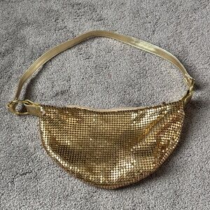 Fashion Express Gold Shoulder Bag